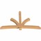 Ekena Millwork Davenport Timber Gable Bracket, Western Red Cedar, 96"W x 60"H x 5 1/2"D x 5 1/2"F, 15/12 Pitch GBW096X60X0606DAV00SWR - alternate 3